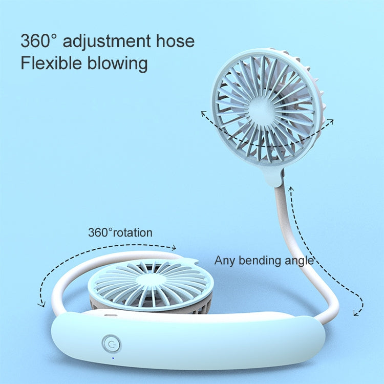 F6 Outdoor Mini-Nackenfächer USB-Ladefunktion Fauler kleiner Ventilator