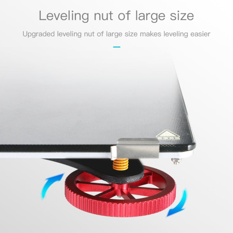Creality Metall Rote Hand Nivellierschraube für Ender-3 / Ender-3 Pro / Ender-3 V2 / CR-10 Pro V2 3D-Drucker