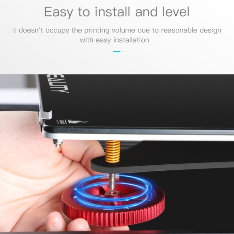 Creality Metall Rote Hand Nivellierschraube für Ender-3 / Ender-3 Pro / Ender-3 V2 / CR-10 Pro V2 3D-Drucker