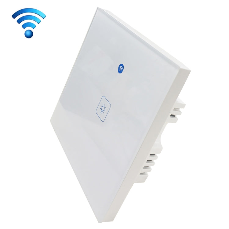 WS-UK-01 EWeLink App & Touch-Steuerung 2A 1-fach Smart-Wandschalter mit Glasfront, AC 90V-250V, UK-Stecker, 1-fach