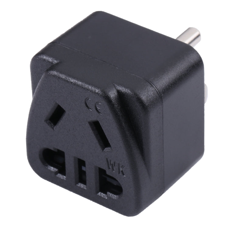 Portable Universal Five-hole WK to AU Three-pin Plug Socket Power Adapter