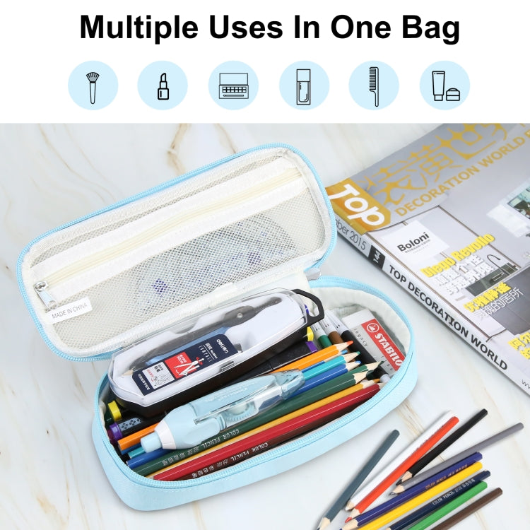 Pencil Case Cosmetic Organizer Bag Anti-Dust Storage Pouch
