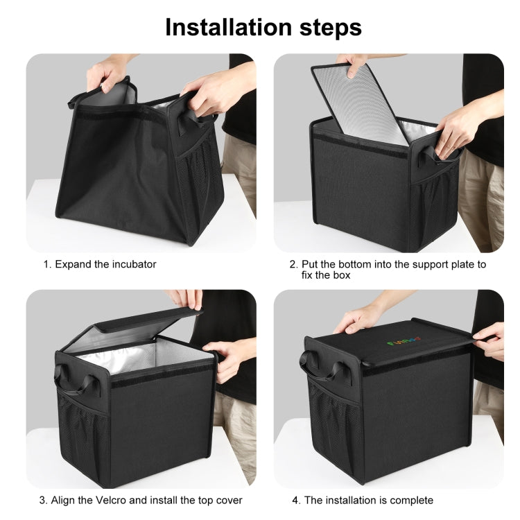 FunAdd Foldable Storage Fresh Box Vehicle Trunk Organizer Bag, 33x25.5x30.5cm