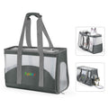 FUNADD Breathable Pet Carrier Bag Portable Outdoor Shoulder Tote for Cats & Dogs