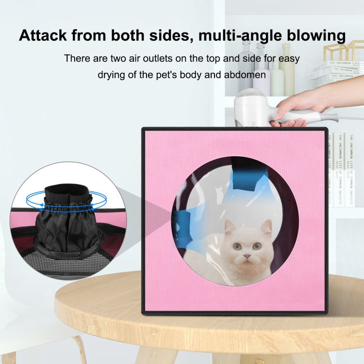FUNADD Pet Bath Drying Box Portable Folding Dryer Cage, Suitable for Pets up to 5kg, Folding Dryer Cage