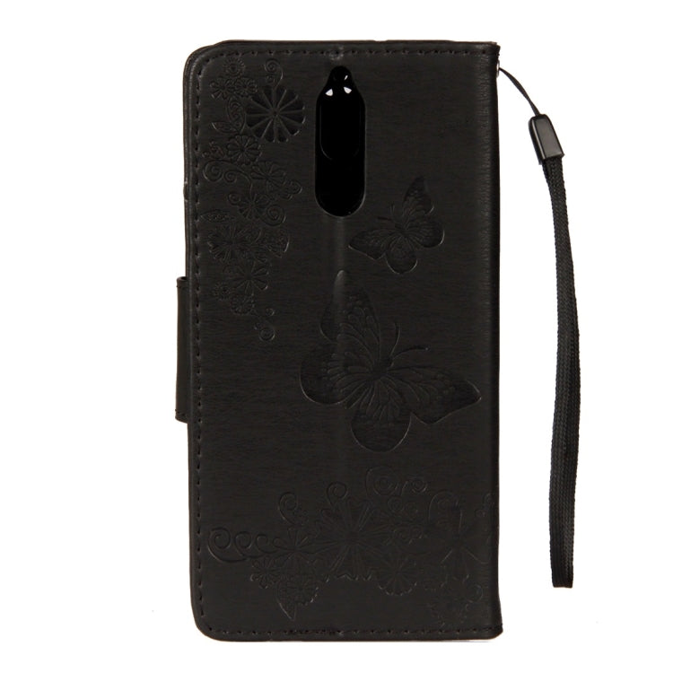 For Huawei  Mate 10 Lite Vintage Embossed Floral Butterfly Pattern Horizontal Flip Leather Case with Card Slot & Holder & Wallet & Lanyard , For Mate 10 Lite