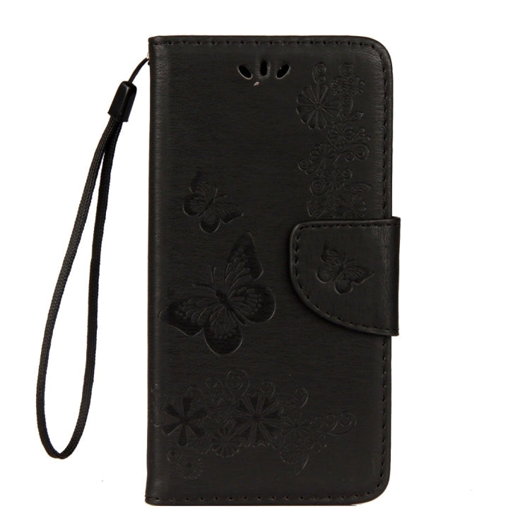 For Huawei  P9 Lite Mini Vintage Embossed Floral Butterfly Pattern Horizontal Flip Leather Case with Card Slot & Holder & Wallet & Lanyard , For P9 Lite Mini