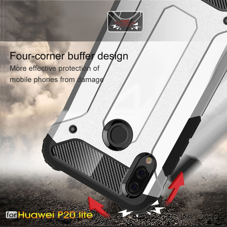 For Huawei  P20 Lite Full-body Rugged TPU + PC Combination Back Cover Case , For Huawei P20 Lite, Huawei P20 Lite