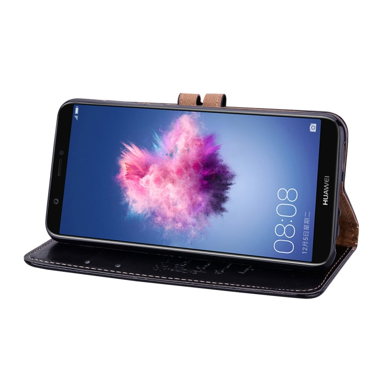 Business Style Oil Wax Texture Horizontal Flip Leather Case for Huawei P Smart / Enjoy 7S, with Holder & Card Slots & Wallet, For Huawei P Smart / Enjoy 7S, For Huawei Enjoy 7S