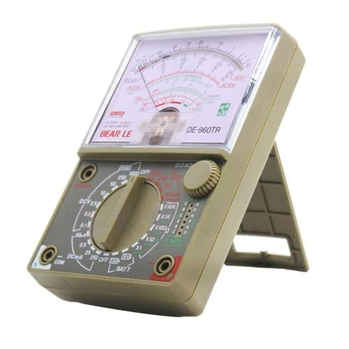 DE-960TR Zeiger-Präzisionsfedern LCD-Bildschirm Display Mechanisches Multimeter
