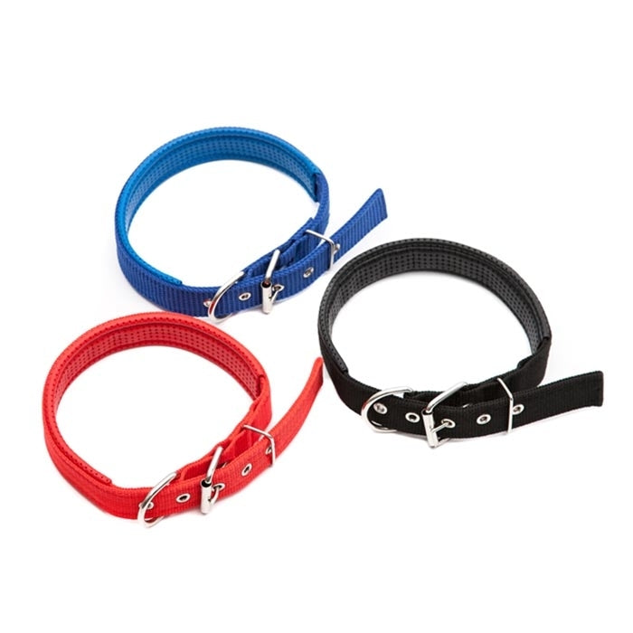 Foam Cotton  Polyester Pet Collars Pet Neck Strap Dog Neckband Cats Dogs Collars, 3.5cm x 57cm, 3.5cm x 57cm Black, 3.5cm x 57cm Red