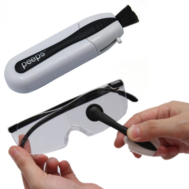 Peeps Glasses Cleaner Eyeglass Clean Brush Maintenance Vision Care Professional Clean Glasses Tools