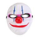 Halloween Mask PVC Halloween Festival Party Mask, Clown Pattern, Red Brain Pattern, Old Man Pattern