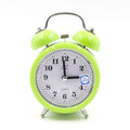 Fashion Mute Metal Alarm Clock with Night Light, Size: 12*8.5cm