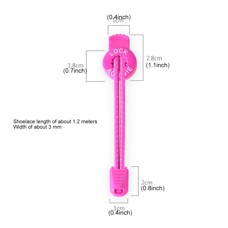 AONIJIE Unisex Adjustable Elastic Reflective Sports Lace Quick Lock Shoelace