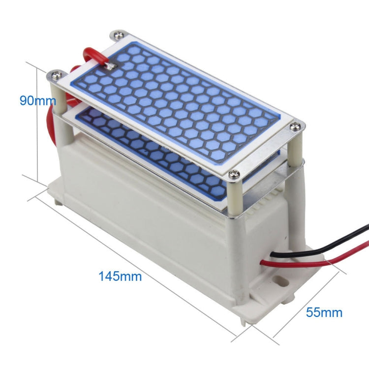 DC 12V 10G Sterilisations- und Desinfektions-Ozon-Generator mit integrierter Hochtemperatur-Keramikplatte zur Geruchsentfernung