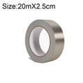 Plain Weave Double-sided Conductive Cloth Adhesive Cloth Single Sided Adhesive EMI Shielding Button Repairs, Size: 20m x 2.5cm