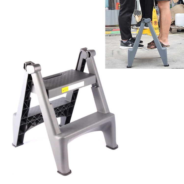 Thick Plastic Double-sided Folding Ladder Car Wash Tool Car Wash Stool, Double-sided Folding Ladder