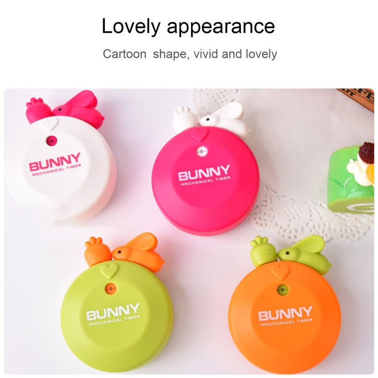 Rabbit 60 Minutes Mechanical Kitchen Cooking Count Down Alarm Timer Home Decorating Gadget, Random Color Delivery, RB277