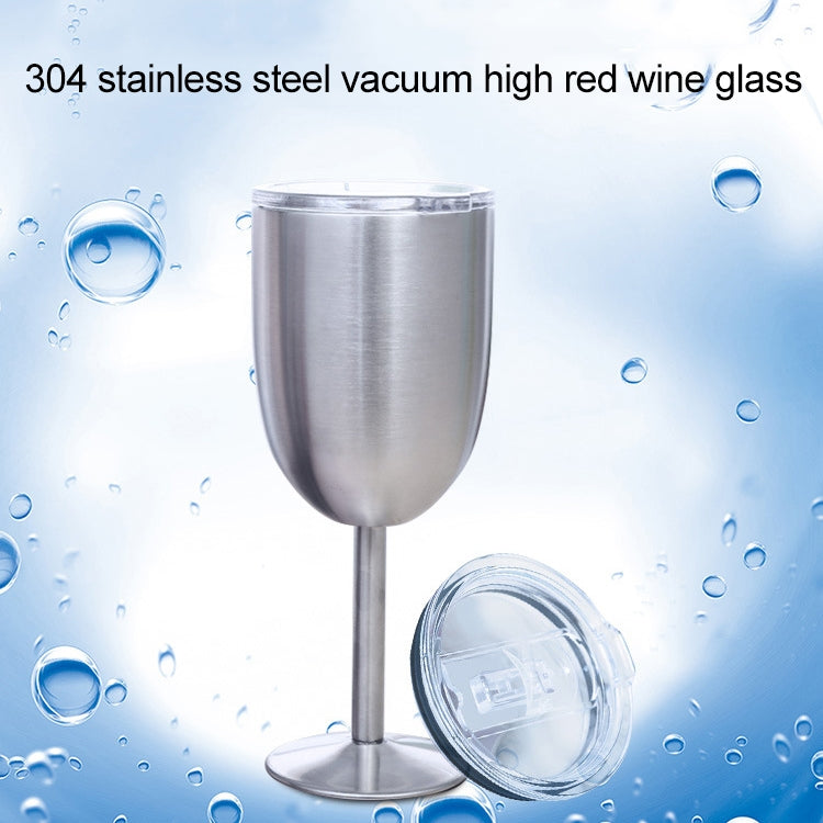 New Fashion Stainless Steel Vacuum Cup Red Wine Cocktail Goblet Creative Gift