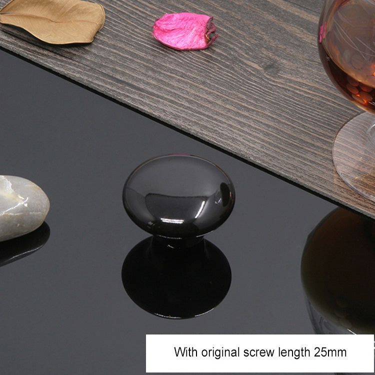 38mm Modern Literary Color Glazed Ceramic Cabinet Drawer Handle
