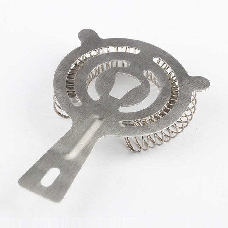 Stainless Steel Ice Filter Cat Shaped Handle Ice Separator Cocktail Bartending Tools(Steel Color)