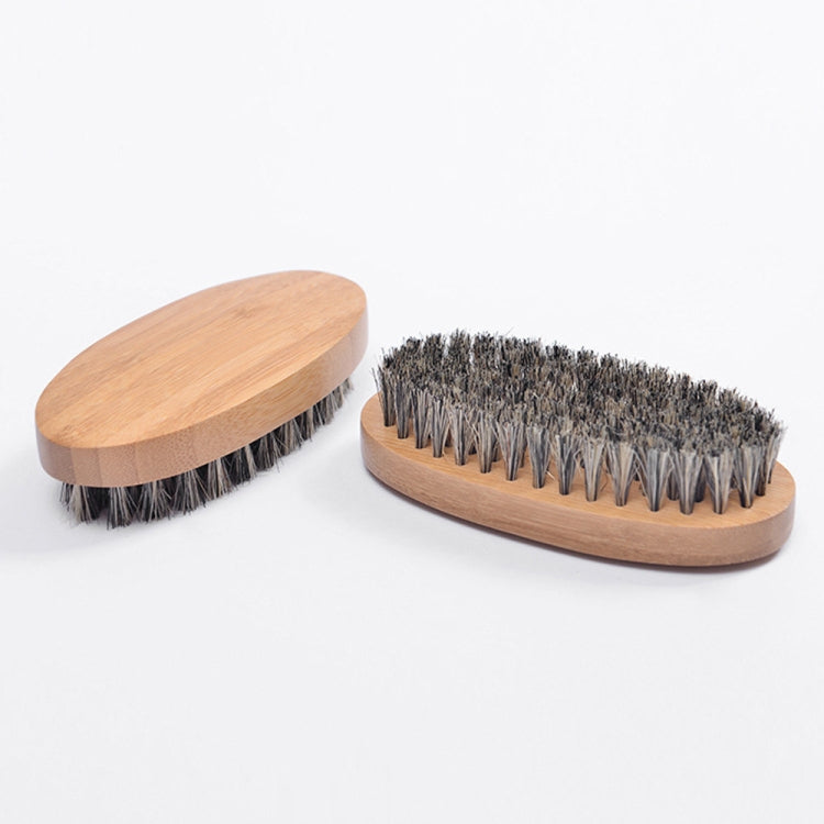 Men Beard Care Brush Hardwood Handle Wild Boar Bristle Comb, Boar Bristle Comb