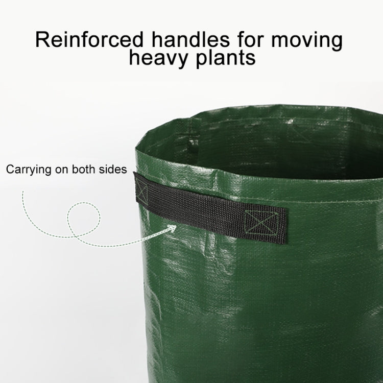 2 PCS 7 Gallons Potato Planting PE Bags Woven Fabric Bags Cultivation Garden Pots Vegetable Planting Bags Grow Bags Farm Garden Supplies