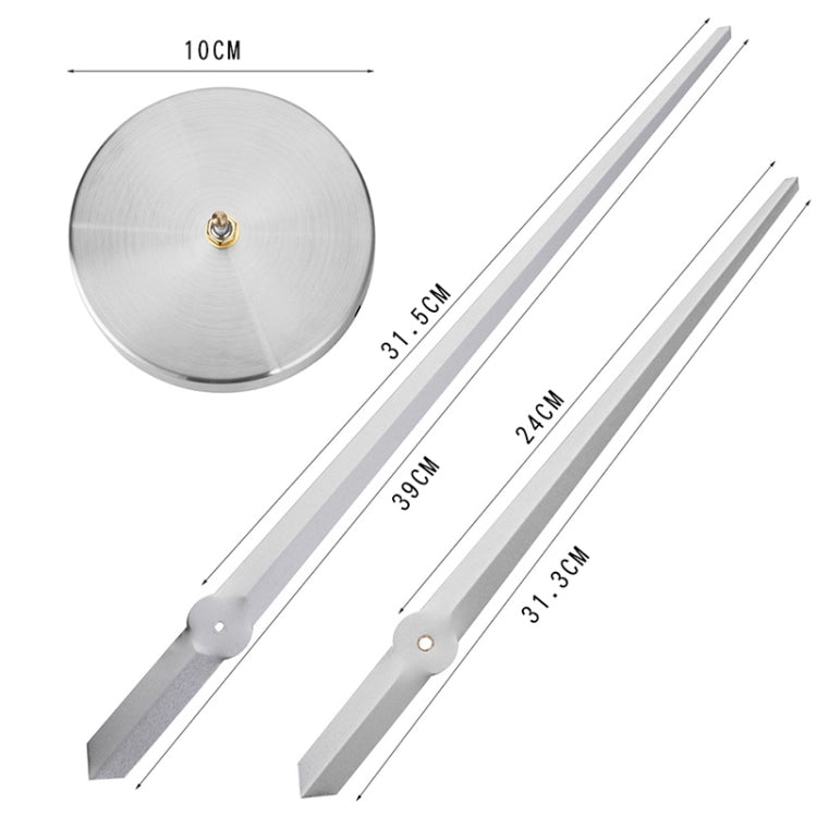 Creative DIY Stainless Steel Wall Clock Home Office Decoration