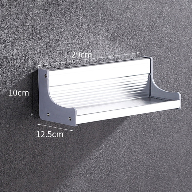 30cm Multi-function Kitchen Punching Wall-mounted Aluminum Condiment Storage Rack, 30cm Punching