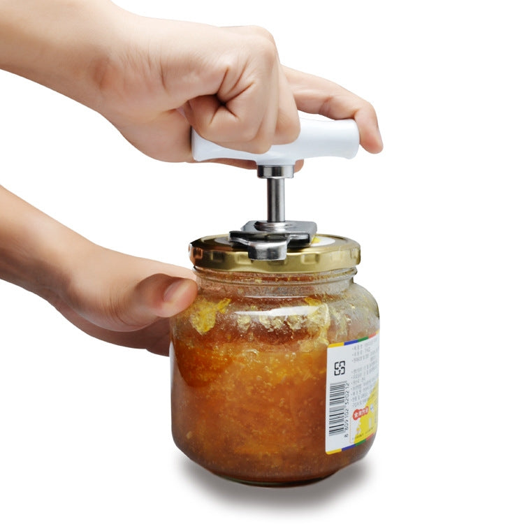 Effortless Stainless Steel Can Opener Seal Lid Remover Kitchen Tool, Opener 1