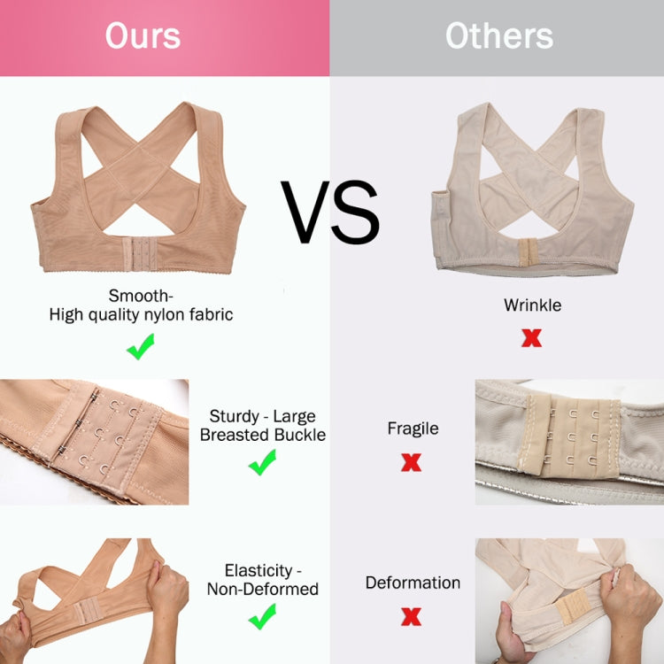Women Ultrathin Kyphosis Correction Shoulder Support Tight-fitting Orthopedic Belt, Size:L, L