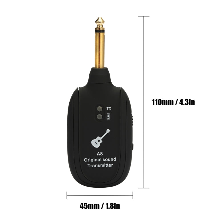 Guitar Wireless Transmitter Receiver A8 Electric Guitar Wireless Connection System Pickups, Guitar Wireless Transmitter