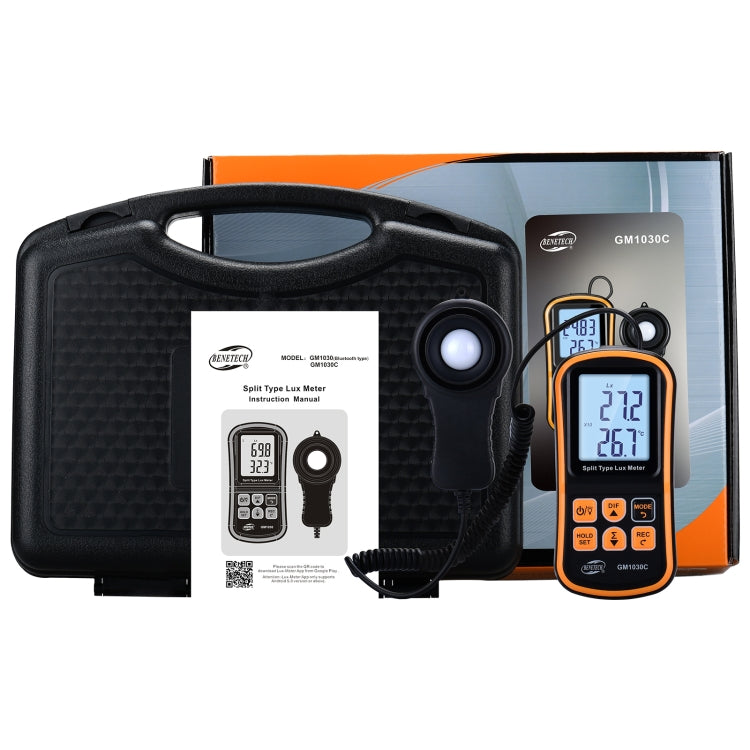 BENETECH GM1030C Portable Split Digital Illuminometer LUX Meter, GM1030C