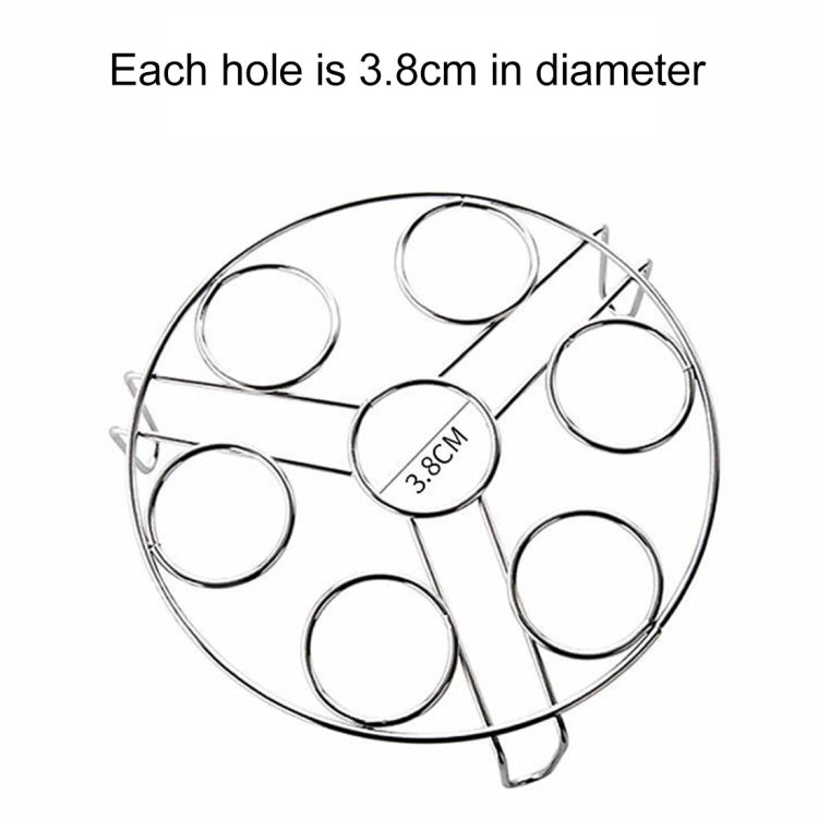 Steamer Rack Basket Egg Vegetable Steaming Trivet for Instant Pot Pressure Cooker, Diameter: 17.5cm, Height: 4.5cm, Diameter: 17.5cm, Height: 4.5cm