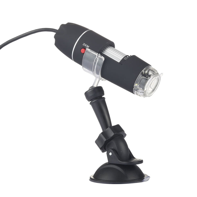 1600X Lupe HD 0,3 MP Bildsensor 2-in-1 USB Digitalmikroskop mit 8 LEDs & professionellem Standfuß, 1600X