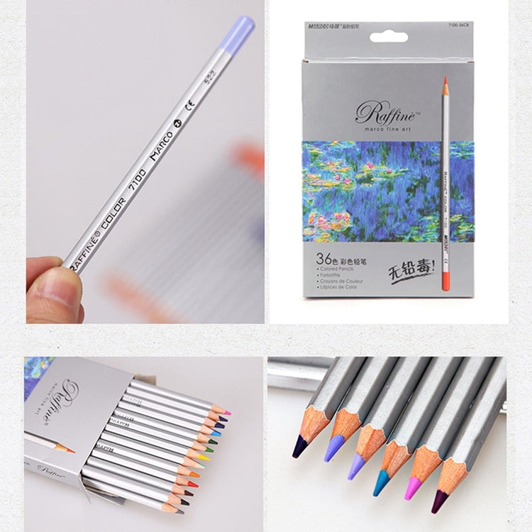 Professional Art Sketch Coloring Books Drawing Vibrant Colors 36-color Wooden Colored Pencils Set, 36-color