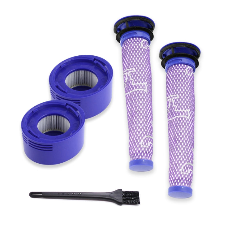 XD936 5-in-1-Vorfilterkern + Heckfilterkern + Reinigungsbürste für Dyson V7 / V8 Staubsaugerzubehör, XD936