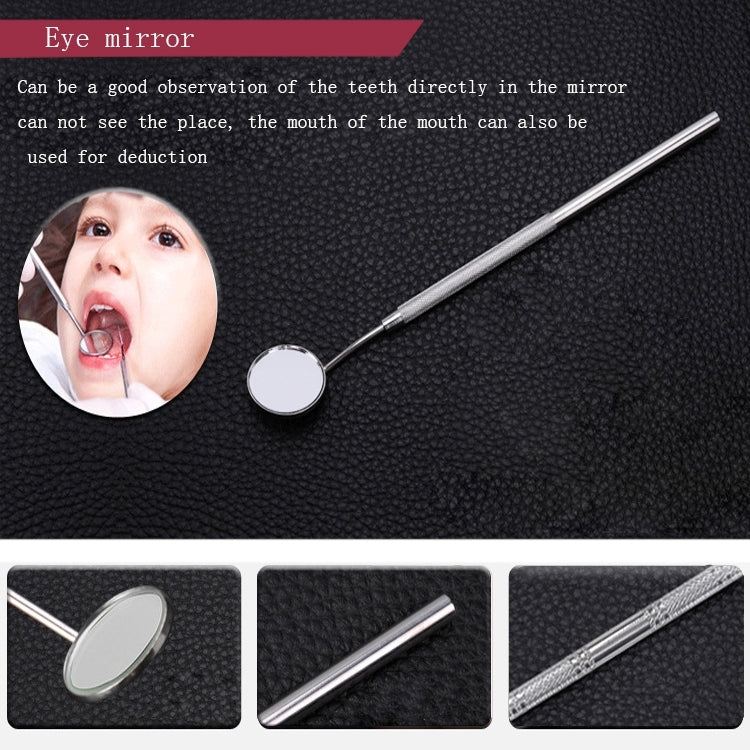 Dental Care Kit Stainless Steel Teeth Cleaning Tools Set Oral Hygiene Kit, 6 in 1