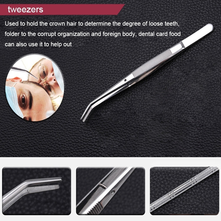 Dental Care Kit Stainless Steel Teeth Cleaning Tools Set Oral Hygiene Kit, 6 in 1