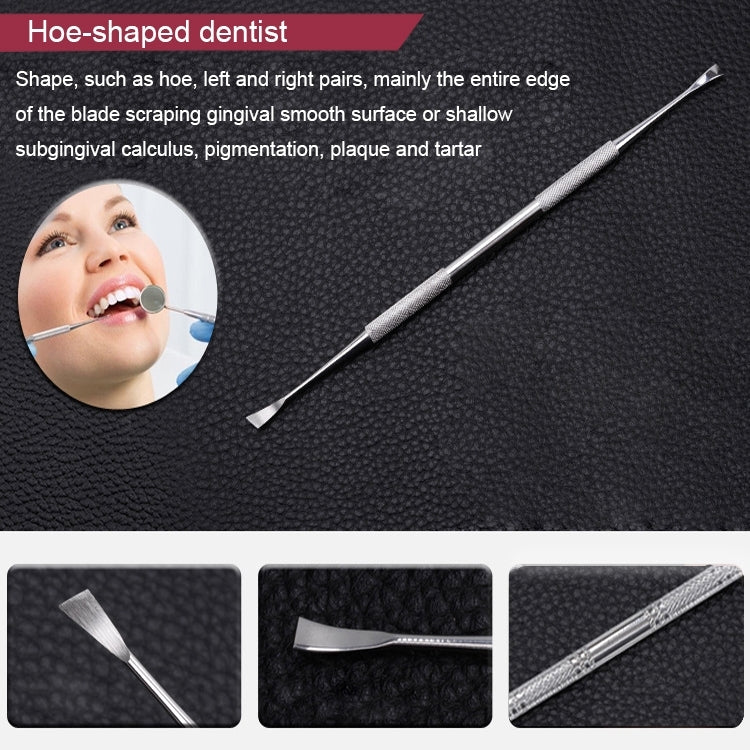 Dental Care Kit Stainless Steel Teeth Cleaning Tools Set Oral Hygiene Kit, 6 in 1