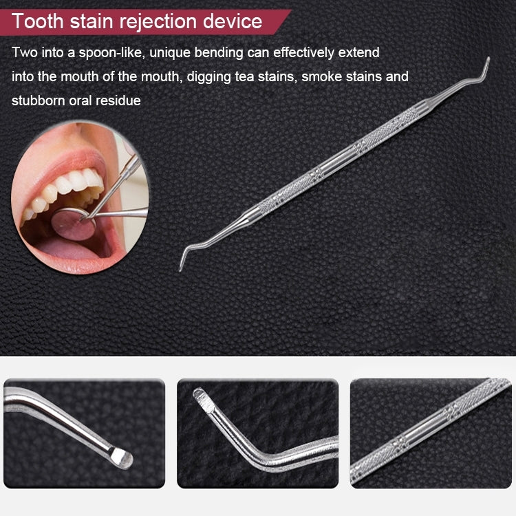 Dental Care Kit Stainless Steel Teeth Cleaning Tools Set Oral Hygiene Kit, 6 in 1