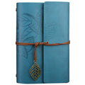 Creative Retro Autumn Leaves Pattern Loose-leaf Travel Diary Notebook, Size: M, M