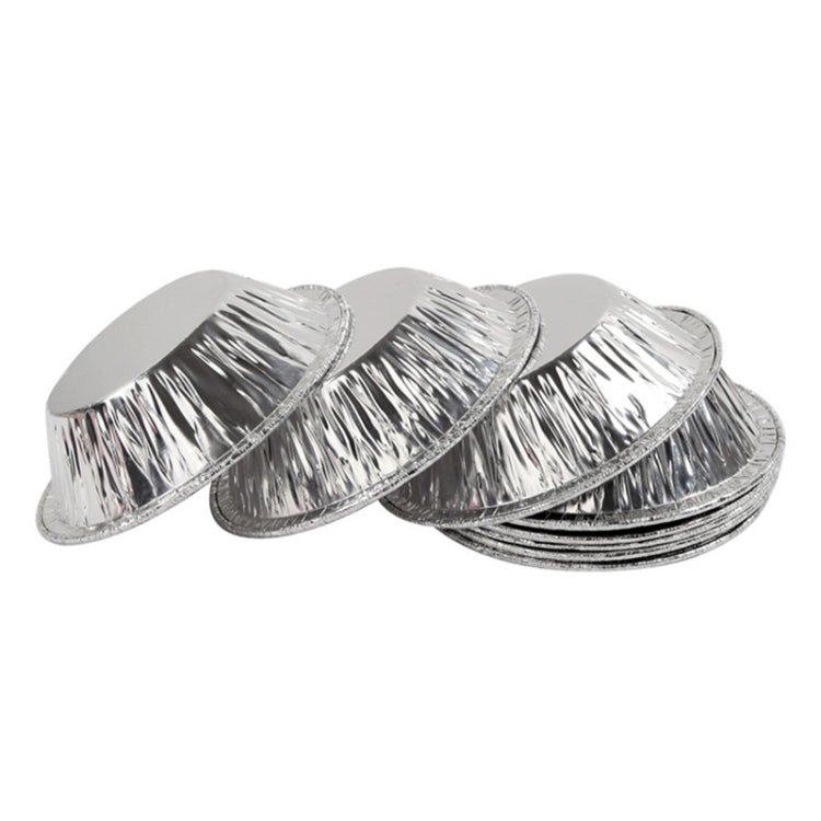 100 Stk. / Packung Aluminiumfolien-Förmchen für Eierkuchen, Größe: 7,5 x 4 x 2 cm