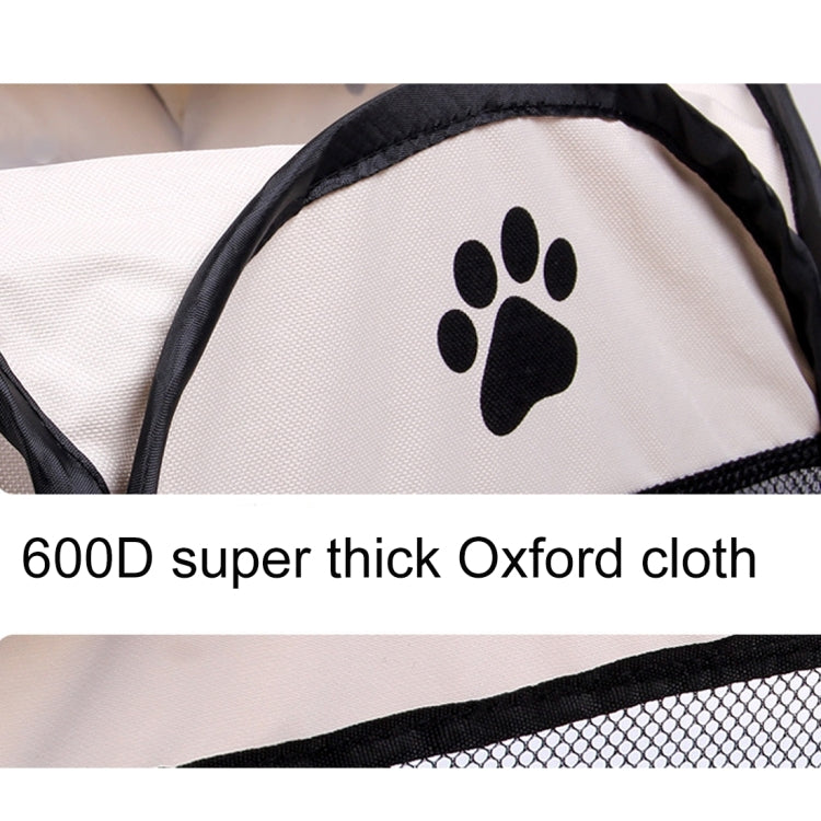 Modisches, wasserdichtes Hunde-Zelt aus Oxford-Gewebe, faltbarer, achteckiger Outdoor-Haustier-Laufstall, S, Größe: 73 x 73 x 43 cm, Größe: S (Gelb), Größe: S (Rot), Größe: S (Magenta), Größe: S (Blau), Größe: 73 x 73 x 43 cm (Kaffee)