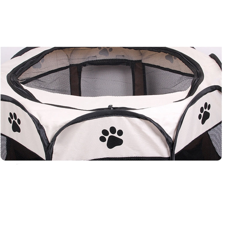 Modisches, wasserdichtes Hunde-Zelt aus Oxford-Gewebe, faltbarer, achteckiger Outdoor-Haustier-Laufstall, S, Größe: 73 x 73 x 43 cm, Größe: S (Gelb), Größe: S (Rot), Größe: S (Magenta), Größe: S (Blau), Größe: 73 x 73 x 43 cm (Kaffee)