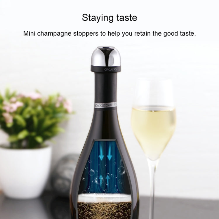 Original Xiaomi Youpin Circle Joy CJ-JS02 Mini Portable Champagne Sparkling Wine Bottle Stopper Plugger, CJ-JS02