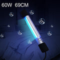 60W 69cm Length Ozone UV Strong Light Disinfection Portable Anti-virus Sterilization Lamp Bar Strip, CN Plug, 60W 69cm