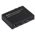 HDMI 1x2 Splitter mit Audio-Extraktor, unterstützt 5.1-Kanal / 2-Kanal, 4Kx2K, 3D