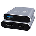 Z37 HDMI Female + Mic to HDMI Female + Audio + USB HD Video & Audio Capture Card with Loop, Z37